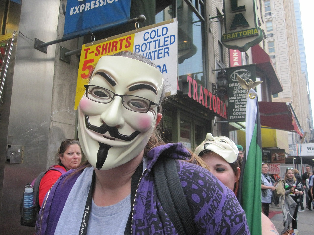 Anonymous team are threatening