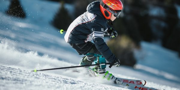 Children skating on ice is trending sport