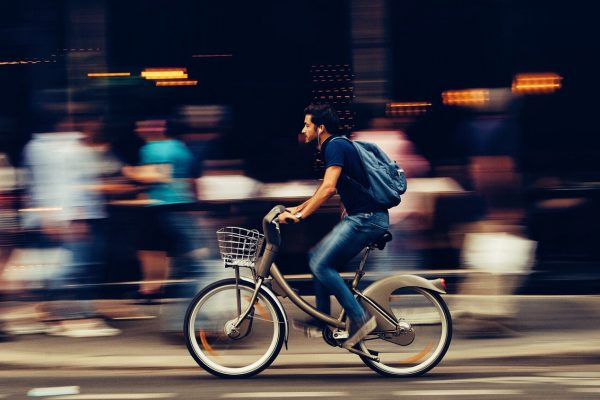 Bicycle are best for delivering in short distances