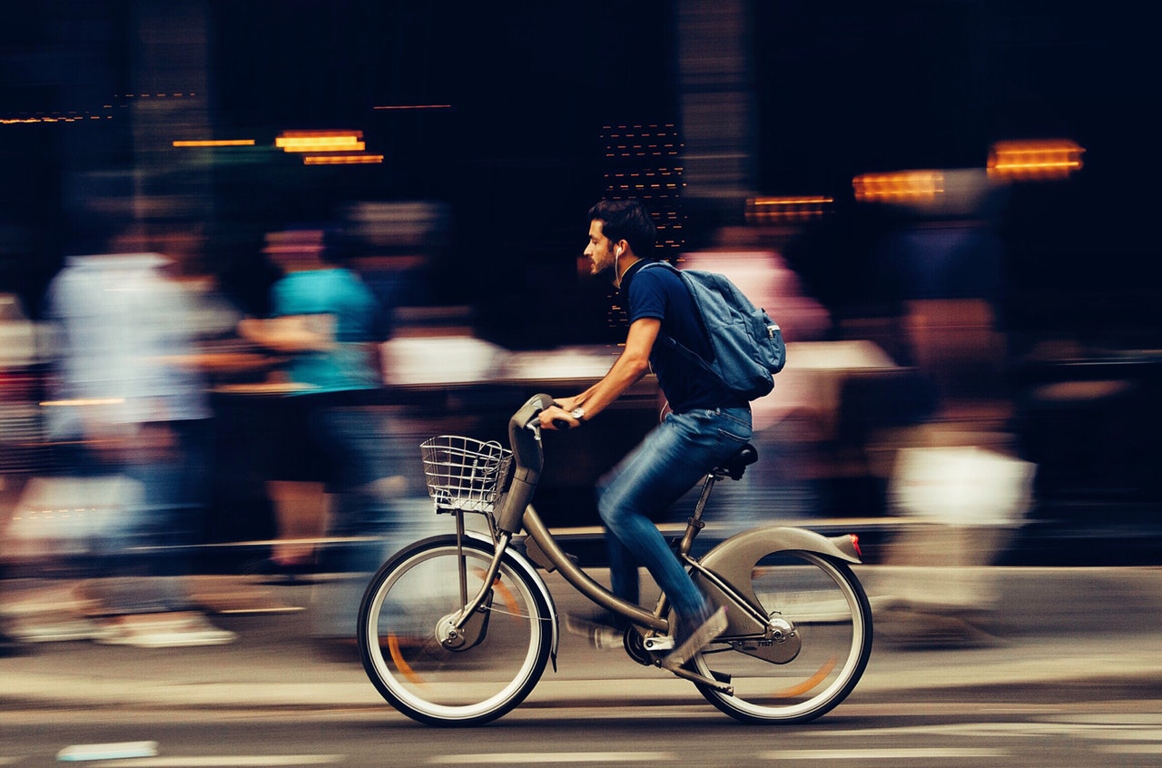 Bicycle are best for delivering in short distances