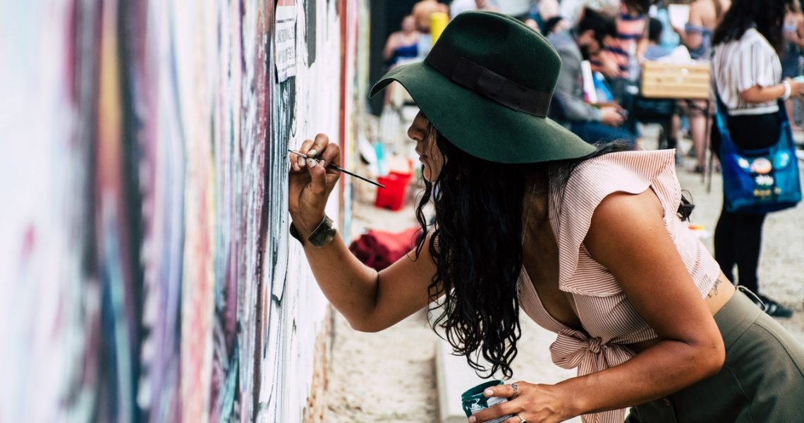 Before painting, you should think and feel