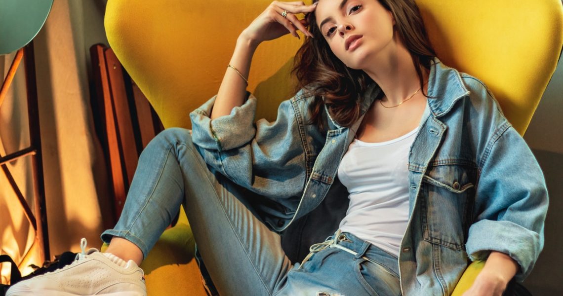 Stylish girl said something that touches heart