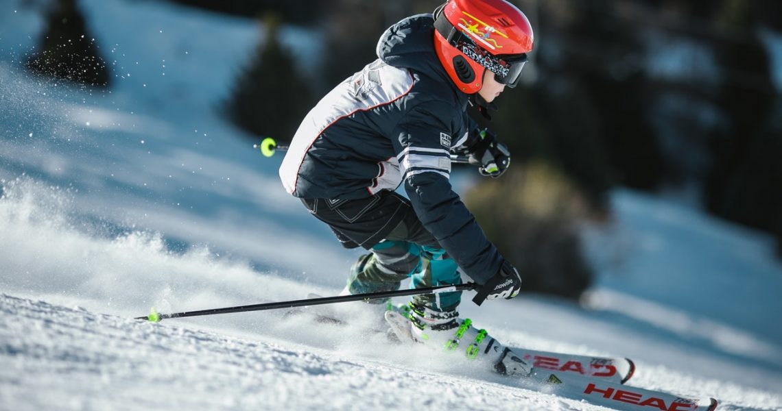 Children skating on ice is trending sport